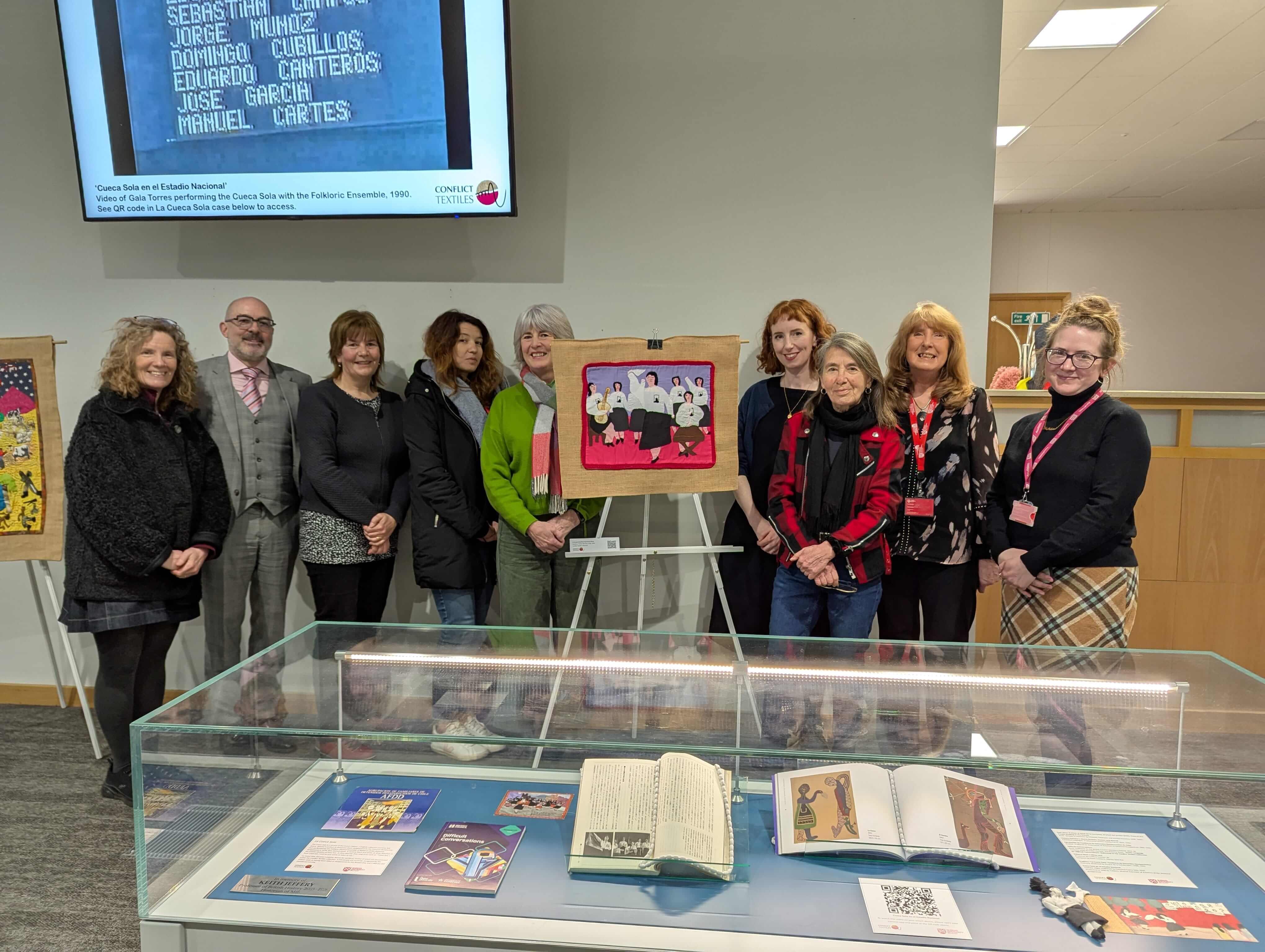 Launch 21st January 2025 attended by (l-r) Karen Winter, Daniel Muijs, Paula Devine, Beatrice Canossi, Gillian Robinson, Bronagh McCrudden, Roberta Bacic, Christine Carrothers and Lauren Dempster